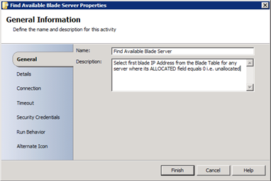 Activity description include activity descriptions example