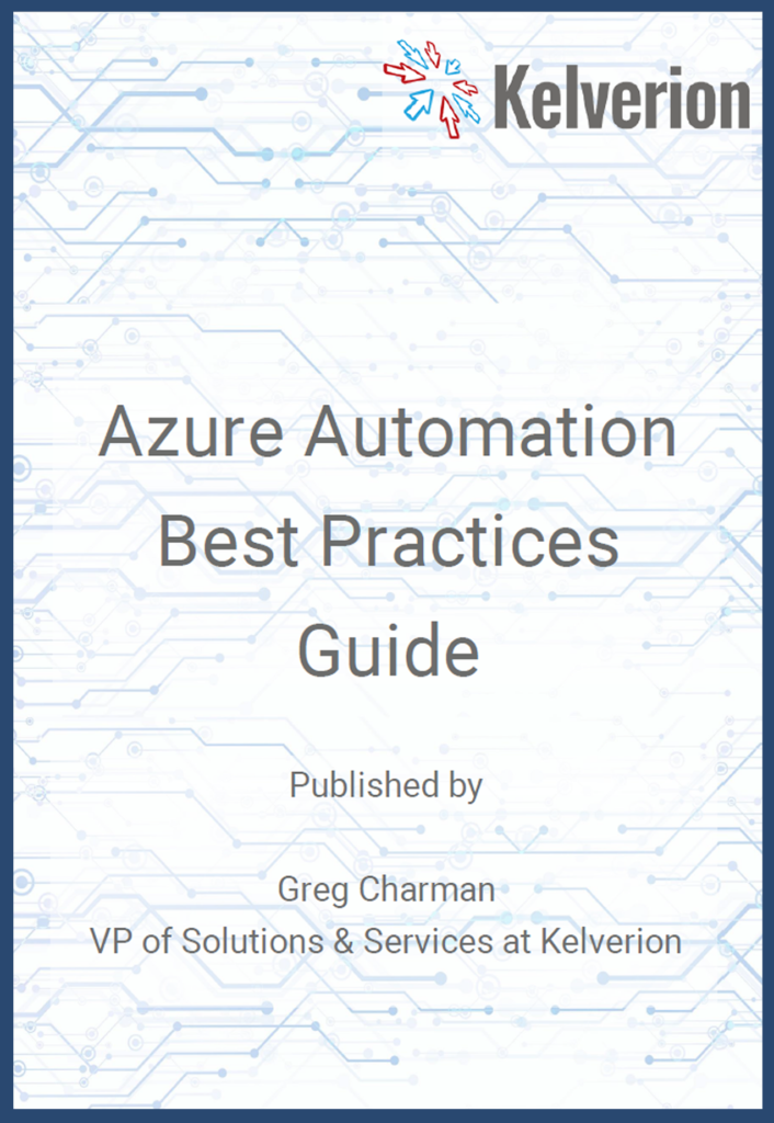 Azure Automation best practices guide download