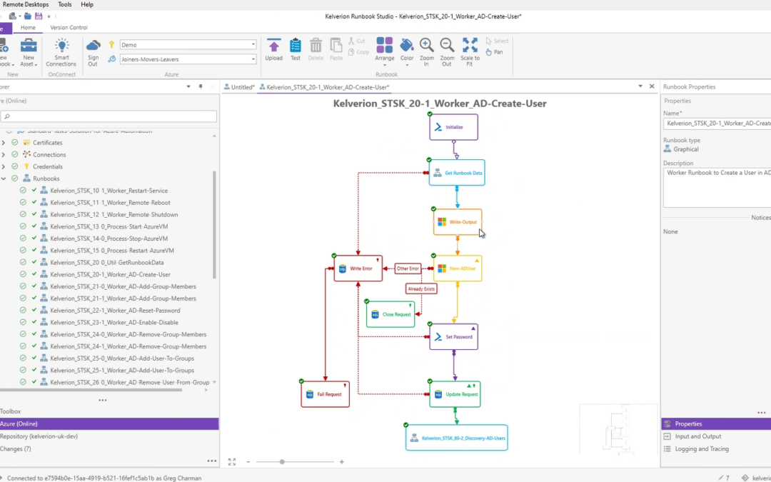 Runbook Studio and Azre Automation