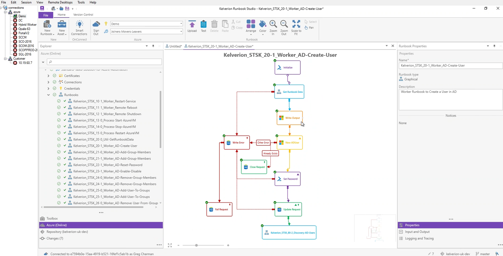 The Runbook Studio v5 Screenshot